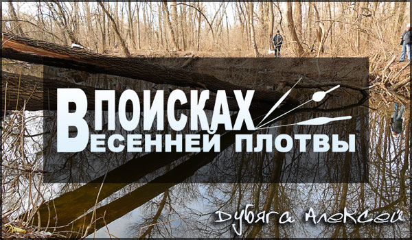 В поисках весенней плотвы по Запорожским водоемам